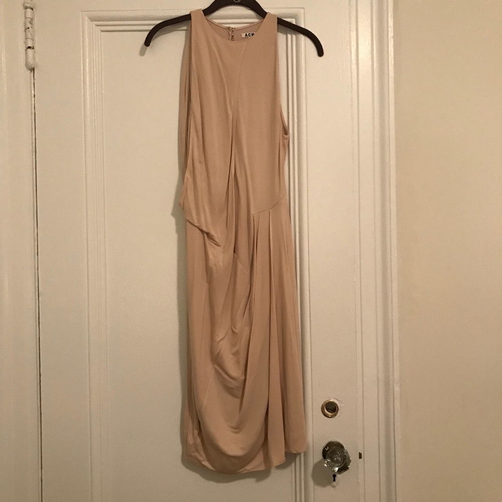 Acne dress size 38, nude color